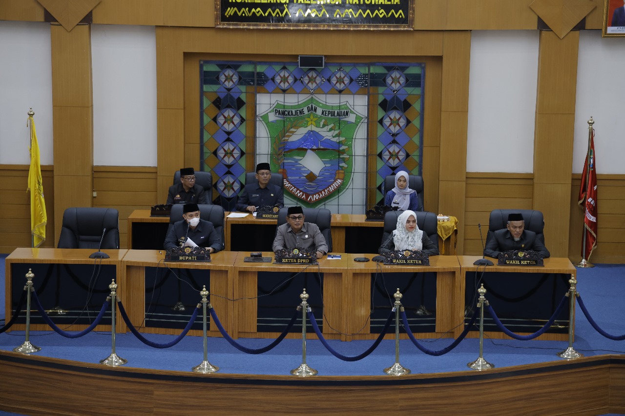 Bupati MYL Serahkan LKPJ TA 2023 Kepada DPRD Pangkep