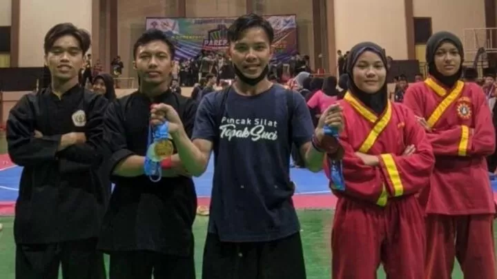 Kontingen Tapak Suci UINAM Raih 3 Emas 1 Perunggu di Kejurnas Pencak Silat Parepare tapak suci uinam