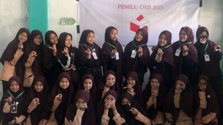 SMAS IT Al-Hikmah Amanah Ummah Maros Gelar Pemilu OSIS 2023 smas it al hikmah