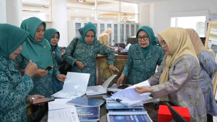 TP PKK Kota Makassar Terima Kunjungan TP PKK Baubau pkk kota makassar