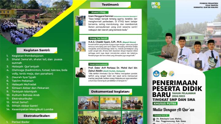 pesantren villa tahfizh himmatul quran