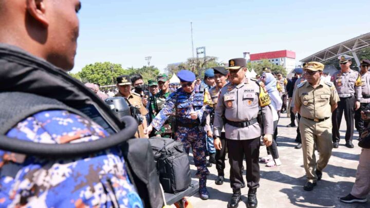 Wali Kota Makassar, Kapolda Sulsel dan Pj Gubernur Kompak Gelar Pasukan Mantap Brata Menuju Pemilu Damai wali kota makassar
