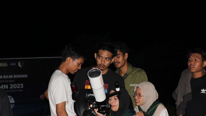 Peringati InOMN 2023, HMJ Ilmu Falak UIN Alauddin Makassar Lakukan Pengamatan Bulan inomn 2023