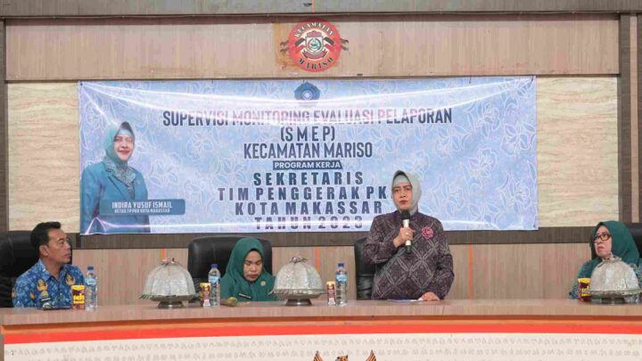 Ketua TP PKK Makassar Lakukan SMEP di Kecamatan Mariso tp pkk makassar