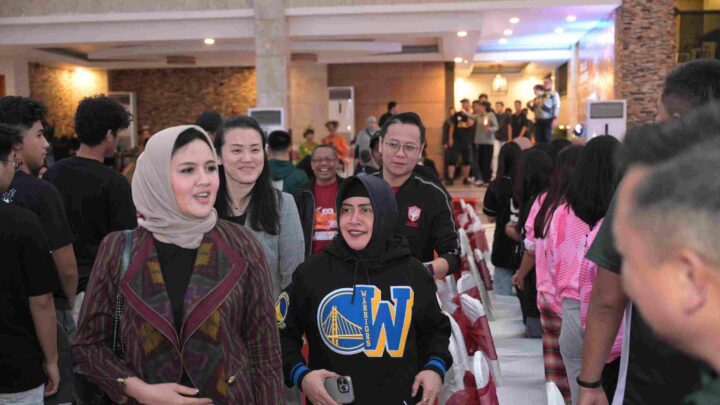 Ketua Perbasi Makassar Indira Yusuf Ismail Jamu Peserta Kejurnas Basket 33 Tahun 2023 perbasi makassar