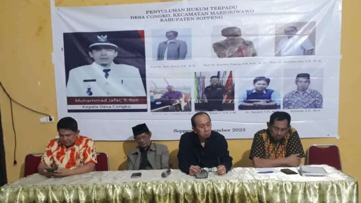 Dosen Fakultas Hukum Unhas Gelar Penyuluhan Hukum di Desa Congko, Soppeng fakultas hukum unhas