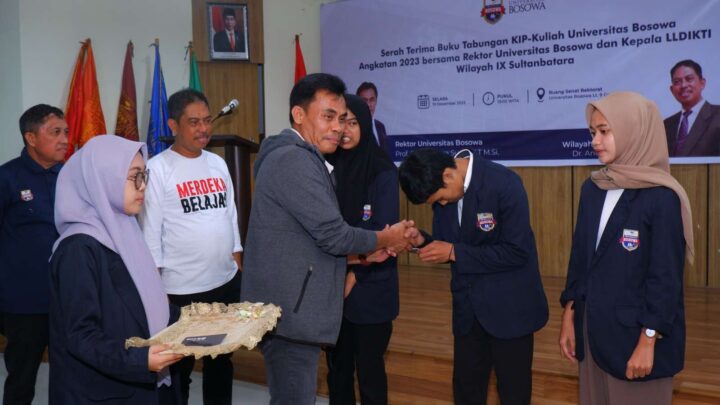 Unibos Gelar Serah Terima Buku Tabungan KIP-K 2023 oleh LLDIKTI IX Sultanbatara unibos