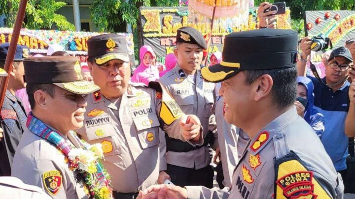 Kapolres Gowa Hadiri Tradisi Penyambutan Kapolda Sulsel kapolres gowa