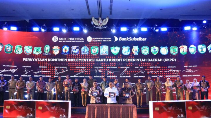 18 Pemda di Sulsel Resmi Punya Kartu Kredit Pemerintah Daerah Pemda di Sulsel