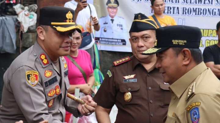Kapolres Gowa Dampingi Kunjungan Kerja Pj Gubernur Sulsel di Kabupaten Gowa kapolres gowa