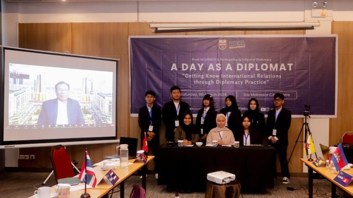 Gelar A Day As Diplomat, Prodi HI Unibos Edukasi Siswa SMA/SMK Se-Sulsel prodi hi unibos