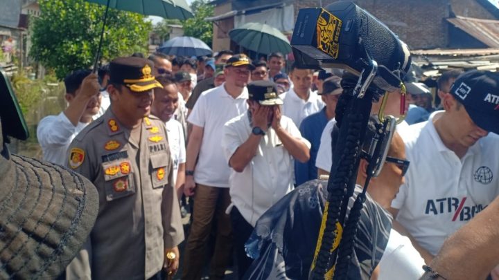 Bareng Bupati Adnan Purichta, Kapolres Gowa Hadiri Penyerahan Sertifikat Wakaf dan PTSL 2023 oleh Menteri ATR/BPN bupati adnan purichta