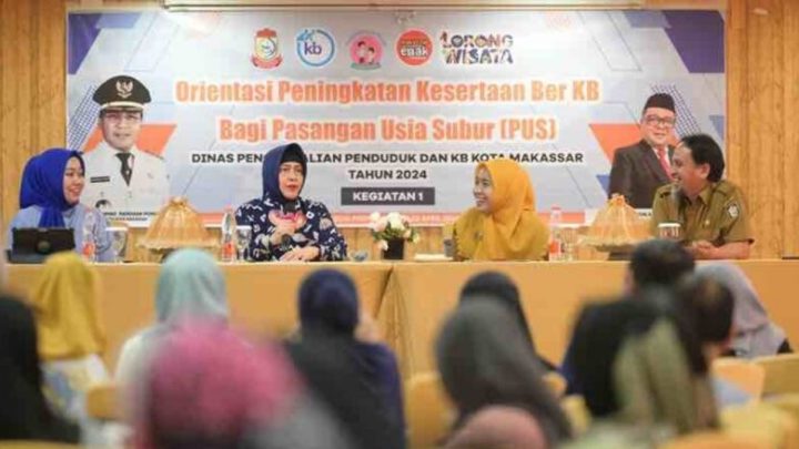 Hadiri Sosialisasi Peningkatan Kesertaan Ber-KB, Ketua TP PKK Makassar Dorong Masyarakat Bangun Keluarga Berkualitas tp pkk makassar