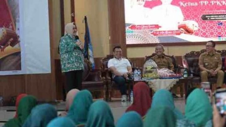 Ketua TP PKK Kota Makassar Hadiri Halal Bihalal Kecamatan Rappocini tp pkk kota makassar