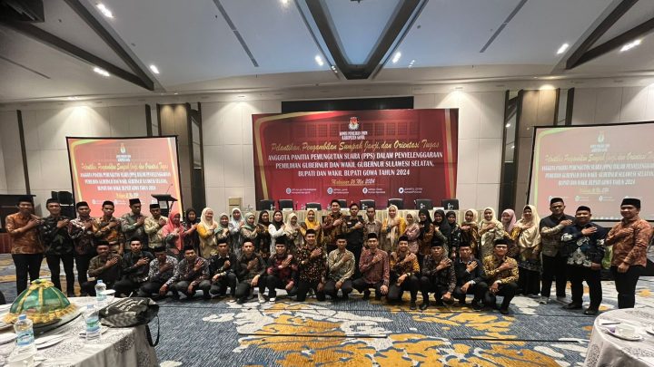501 Anggota PPS Se-Kabupaten Gowa Resmi Dilantik anggota pps gowa