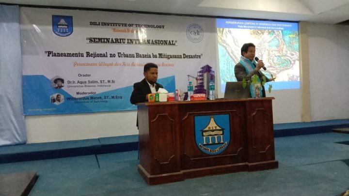 WR IV Unibos Bawakan Kuliah Umum di Dili, Angkat Topik Mitigasi Bencana Berlandaskan Hasil Analisis Kota Dili wr iv unibos