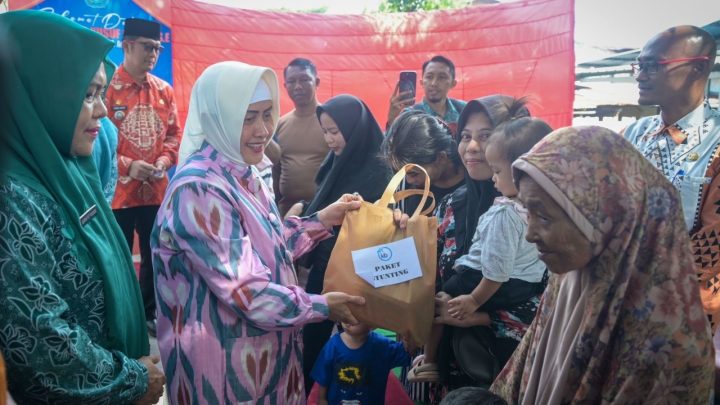 Dorong Pencegahan Stunting, Ketua TP PKK Makassar Tinjau Posyandu di Dua Kecamatan pencegahan stunting