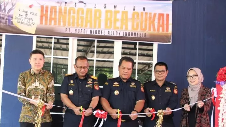 Kakanwil DJBC Sulbagsel Resmikan Hanggar Kawasan Berikat di PT Huadi berita terkini