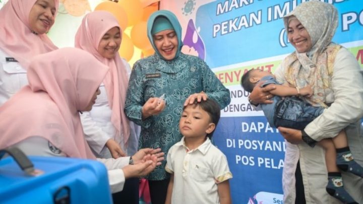 Polio Mengancam, Ketua TP PKK Makassar Tegaskan Pentingnya Imunisasi Balita tp pkk makassar