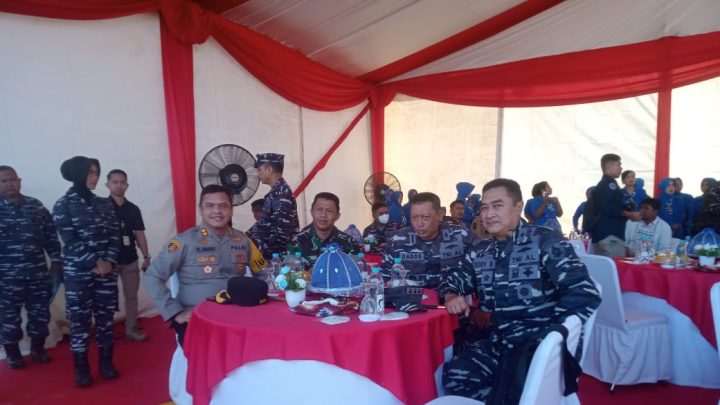 Kapolres Gowa Hadiri Program Ketahanan Pangan Lantamal VI di Desa Tamannyeleng kapolres gowa