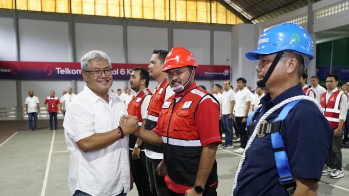Ratusan Personil TelkomGroup Sigap Pengawalan Upacara HUT Ke-79 RI di IKN Telkom grup