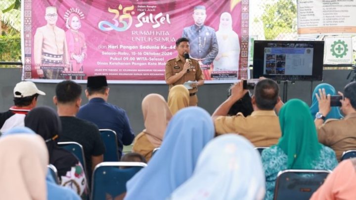 Pjs Wali Kota Arwin Azis Harap Gerakan Pangan Murah Stabilkan Harga dan Kendalikan Inflasi di Makassar wali kota arwin azis
