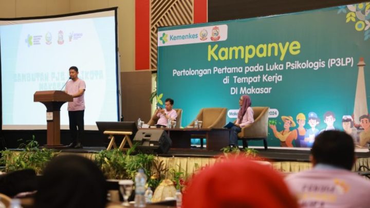 Pjs Arwin Azis Resmi Membuka Kampanye Pertolongan Pertama Luka Psikologis Kemenkes RI arwin azis