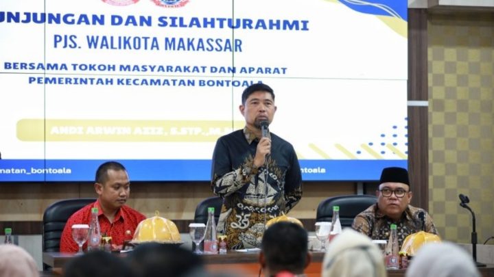 Pjs Wali Kota Makassar Arwin Azis Silaturahmi ke Kecamatan Bontoala, Tekankan Netralitas Sambut Pilkada arwin azis