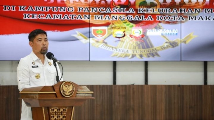Pjs Wali Kota Makassar Terima Kunjungan Tim Penilai Kampung Pancasila di Manggala pjs wali kota makassar