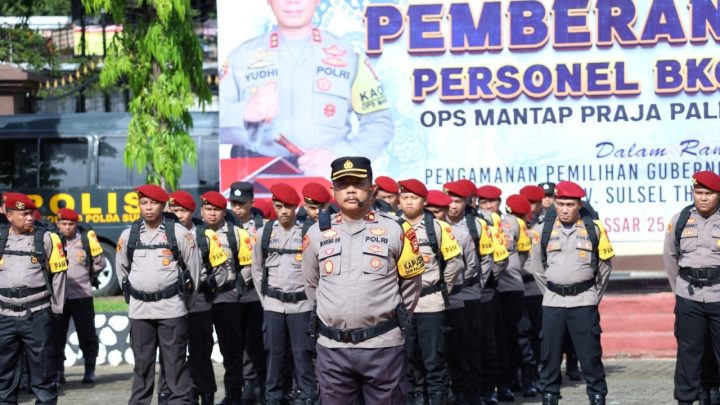 Amankan Pemungutan Suara Pilkada 2024, Polda Sulsel Terjunkan Ribuan Personel polda sulsel