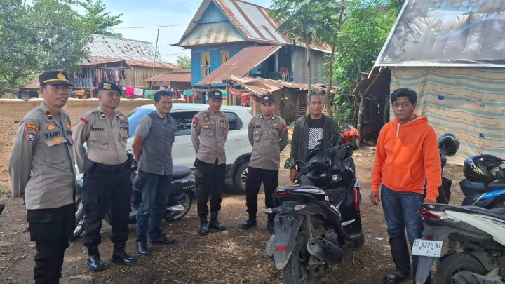 Personel Polsek Bontonompo Polres Gowa Lakukan Pengamanan Kampanye Cagub dan Cawagub Sulsel polsek bontonompo