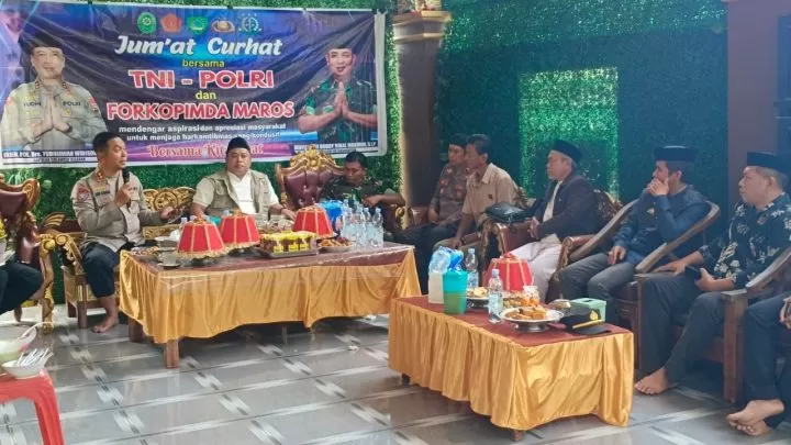 Jumat Curhat Polda Sulsel, Warga Moncongloe Maros Keluhkan Masalah Banjir polda sulsel