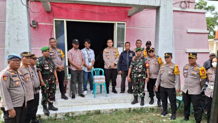 Pantau Personel Pengamanan, Kapolres Gowa Kunjungi PPK Bontonompo kapolres gowa