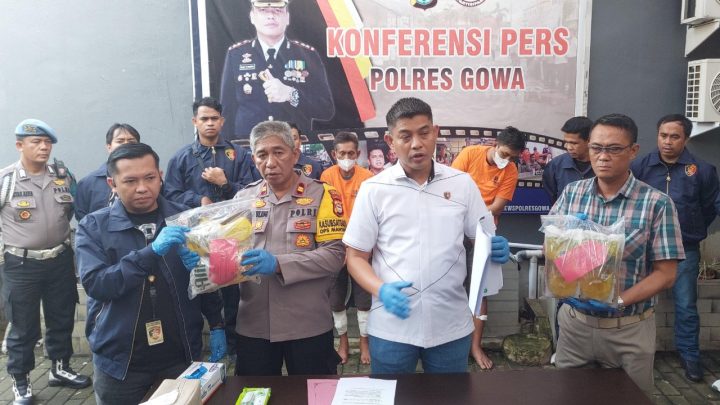 Polres Gowa Ungkap Kasus Penipuan, Penggelapan dan Penyalahgunaan Narkotika polres gowa