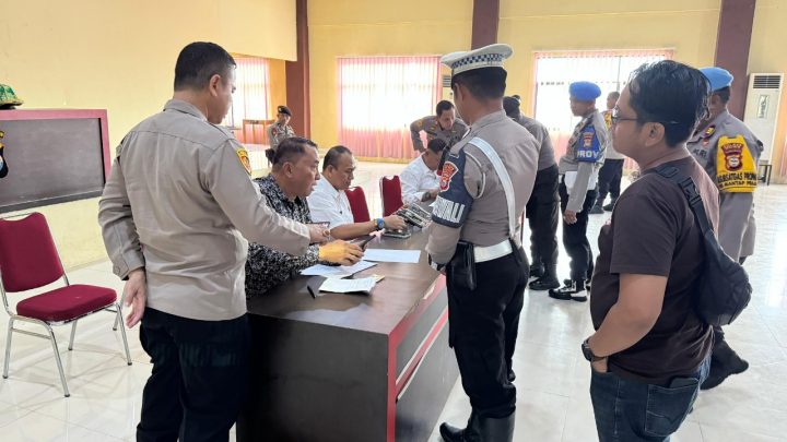 Polres Gowa Gelar Pemeriksaan Senpi dan Amunisi oleh Tim Polda Sulsel polres gowa