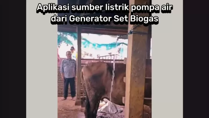 Tim PKM PNUP Kembangkan Pemanfaatan Biogas Untuk Sumber Listrik Pompa Air di Kelurahan Tatae, Pinrang pkm pnup