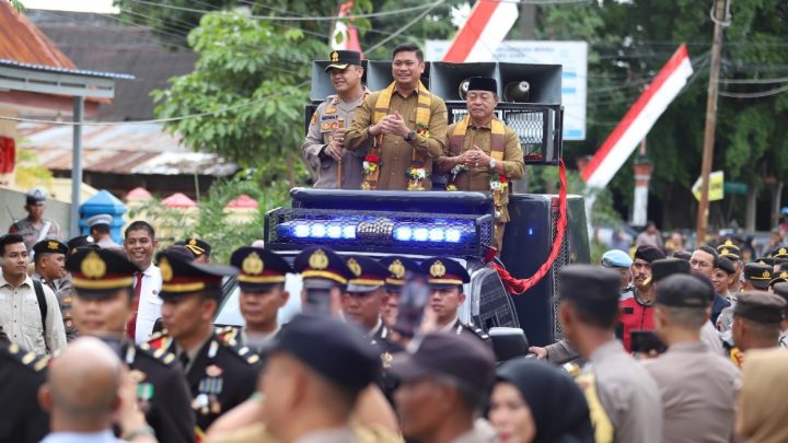 Polres Gowa Gelar Apel Akbar Bersama Bupati dan Wakil Bupati Gowa Jelang Purnabakti polres gowa