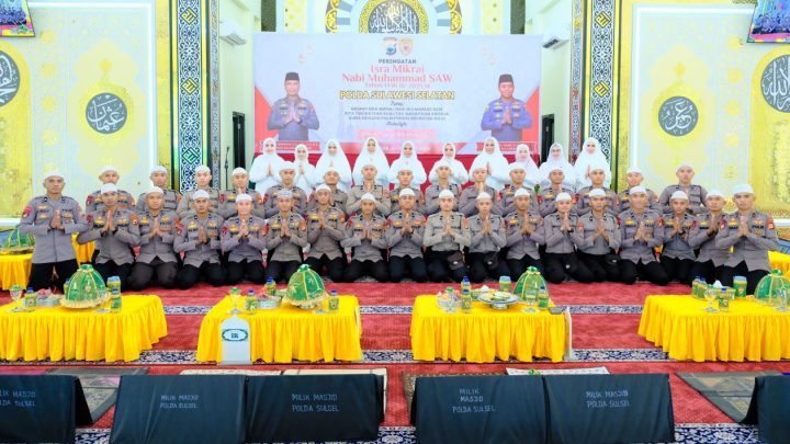 Polda Sulsel Gelar Peringatan Isra Miraj Nabi Besar Muhammad SAW polda sulsel