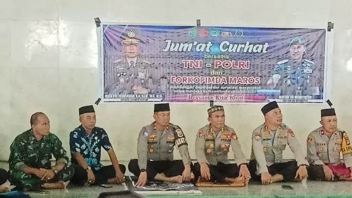 Jumat Curhat Polda Sulsel, Warga Maros Keluhkan Balapan Liar Hingga Pengamen di Lampu Merah polda sulsel