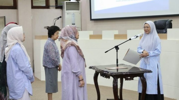 Melinda Aksa Pimpin Gladi Pelantikan, Satukan Visi Pengurus TP PKK, Dekranasda, dan Pokja Bunda PAUD Makassar melinda aksa