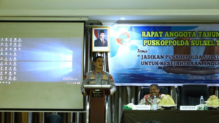Kapolda Sulsel Hadiri Pembukaan RAT Puskoppolada Sulsel ke-52 Tahun Buku 2024 kapolda sulsel