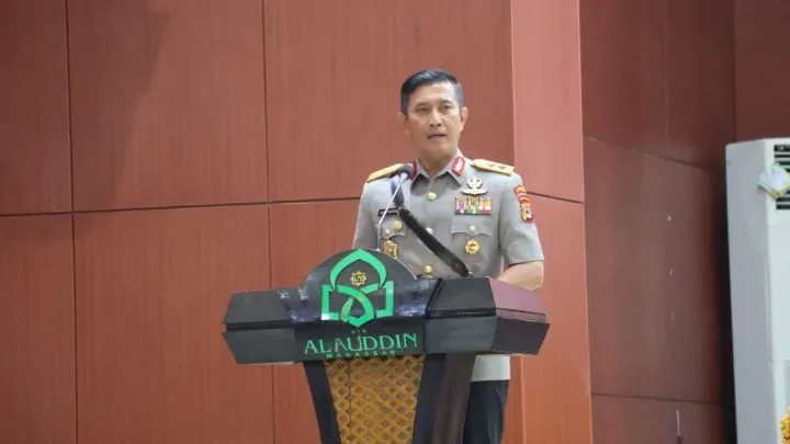 Kapolda Sulsel Hadiri Wisuda UIN Alauddin Makassar ke-110, Sampaikan Orasi Kebangsaan kapolda sulsel