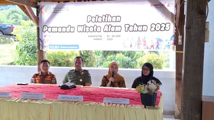 Tingkatkan Pengetahuan Pemandu Wisata Alam BP2SDM Wilayah 6 Gelar Pelatihan bp2sdm