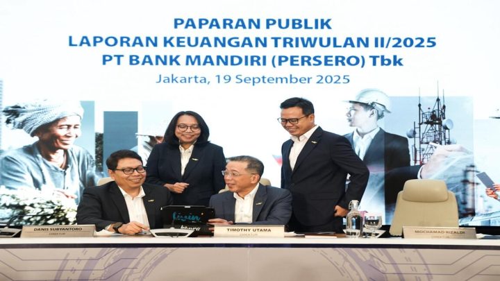Bank Mandiri Catat Kinerja Solid Kuartal II 2025, Kredit Tumbuh Lampaui Industri