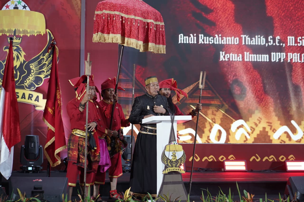 Hadiri Milad I dan Pelantikan PALASARA Indonesia, Sekda Sulsel Tekankan Integritas dan Pengabdian Budaya