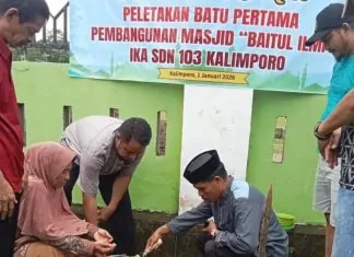 IKA SD 103 Kalimporo Kajang Bangun Masjid, Sukses Lakukan Peletakan Batu Pertama sdn 103 kalimporo Kajang