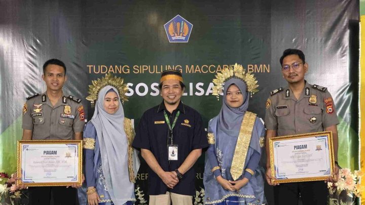 Dua Personel Polres Soppeng Raih Penghargaan Analis BMN Terbaik 2026 dari KPKNL Parepare Polres soppeng