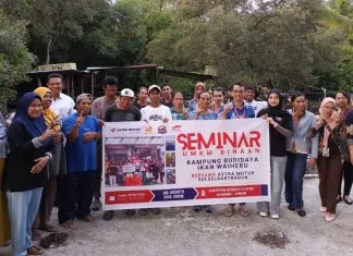 Asmo Sulsel Perkuat Kemandirian Ekonomi Masyarakat Melalui Kampung Budidaya Ikan Waiheru Asmo Sulsel
