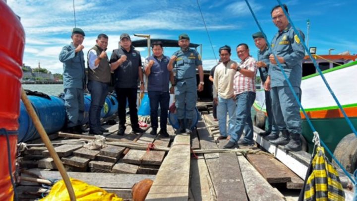 Kemenhut Gagalkan Penyelundupan Kayu Besi Ilegal di Perairan Buton Utara kemenhut