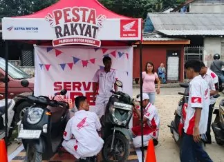 Honda EM1 e: dan Servis Kunjung Jadi Daya Tarik Company Visit Asmo Sulsel di Ambon Honda EM1 e Ambon